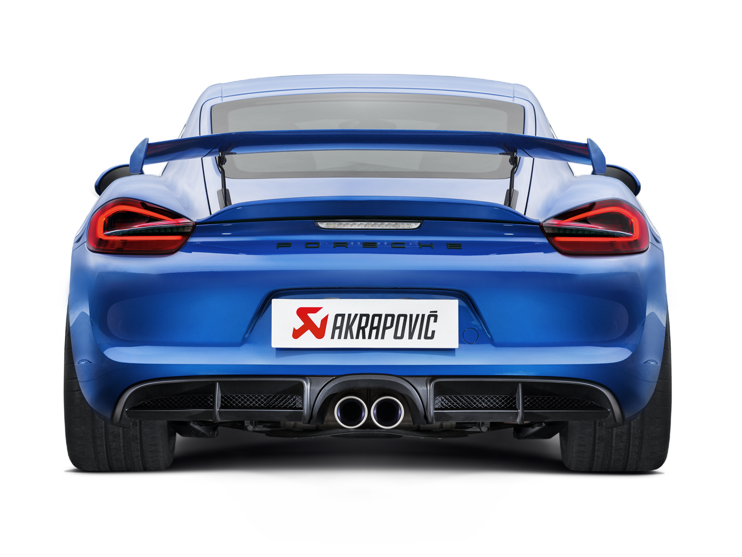 Akrapovic Slip-on Line (titanium) Porsche Cayman GT4 981 - Car Part Plug