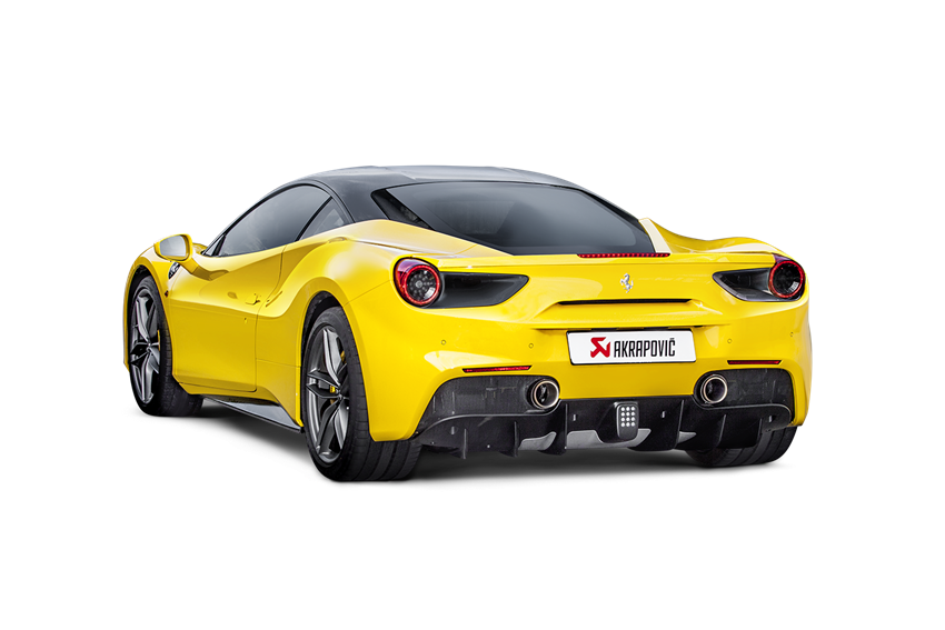 Akrapovic Slip-on Line (titanium) Ferrari 488 - Car Part Plug