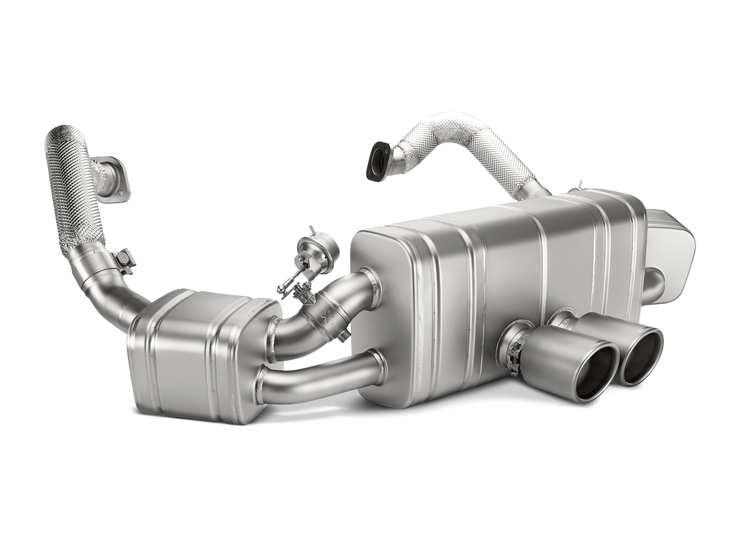 Akrapovic Slip-on Line (titanium) Porsche Cayman GT4 981 - Car Part Plug