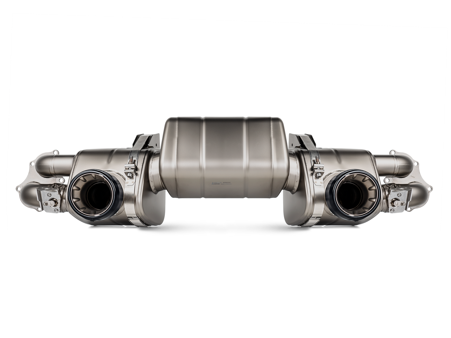 Akrapovic Slip-on Race Line (titanium) Porsche 718 Cayman GT4 - Car Part Plug