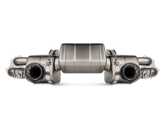 Akrapovic Slip-on Race Line (titanium) Porsche 718 Cayman GT4 - Car Part Plug