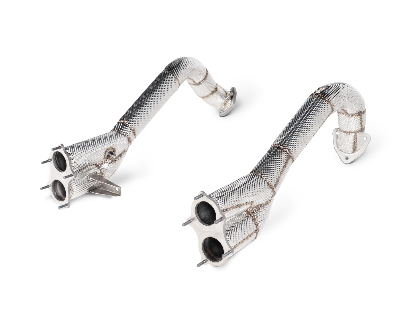 Akrapovic Link Pipe Set (titanium) Porsche Cayman GT4 2023 - Car Part Plug