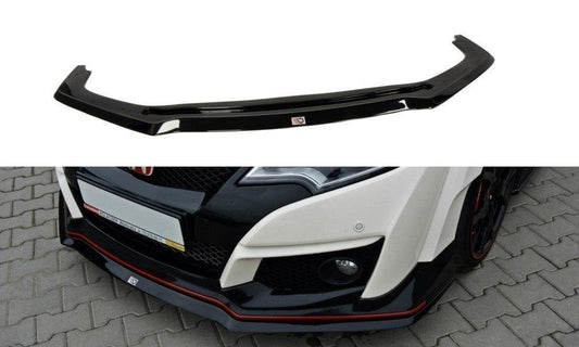 Honda Civic Type R FK2 15+ MXT Front Lip ABS Gloss Black V2