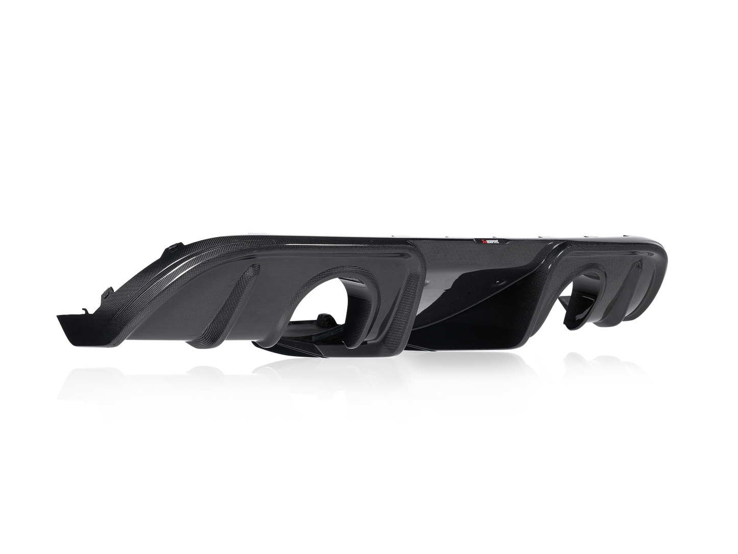 Akrapovic Rear Carbon Fiber Diffuser - Hoog glans Porsche Cayman GT4 2023 - Car Part Plug