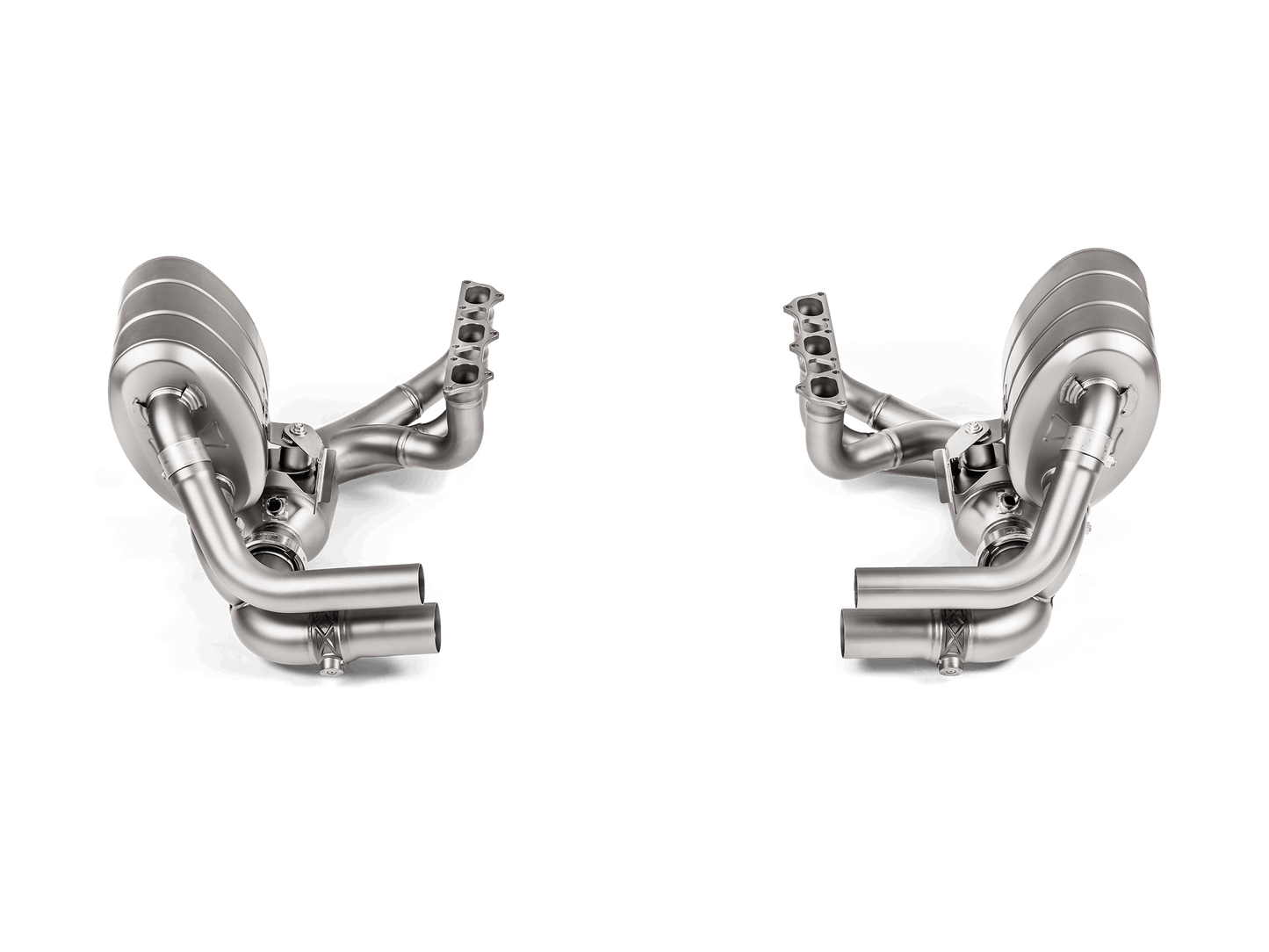 Akrapovic Evolution Header Set (titanium) Porsche 911 GT3 991 - Car Part Plug