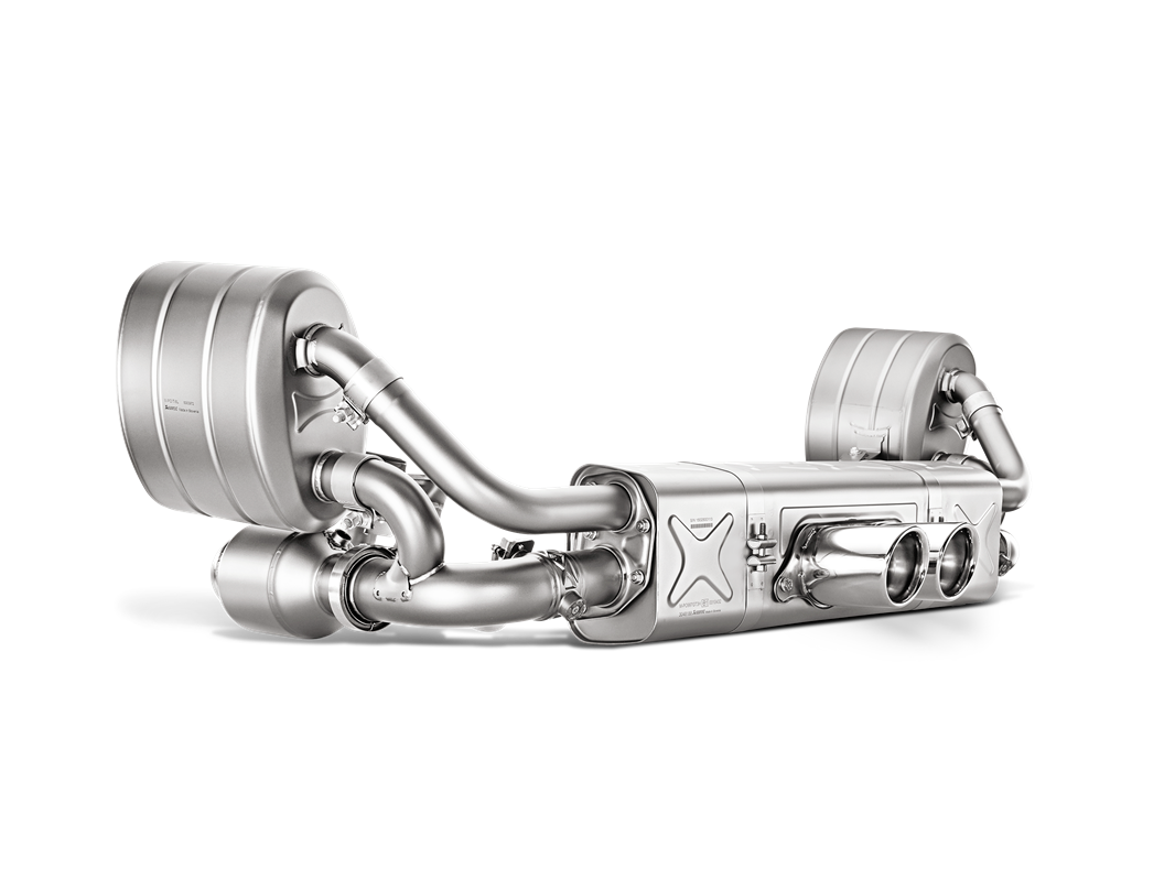 Akrapovic Evolution Header Set (titanium) Porsche 911 GT3 991 - Car Part Plug