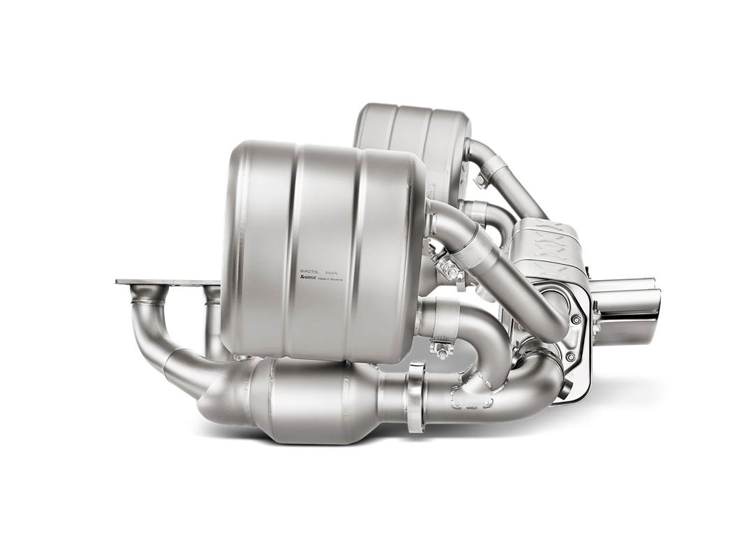 Akrapovic Evolution Header Set (titanium) Porsche 911 GT3 991 - Car Part Plug