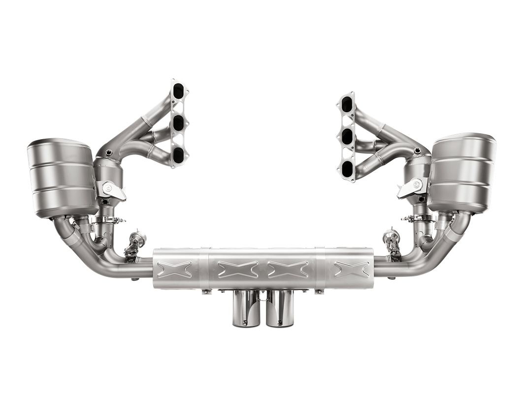Akrapovic Evolution Header Set (titanium) Porsche 911 GT3 991 - Car Part Plug