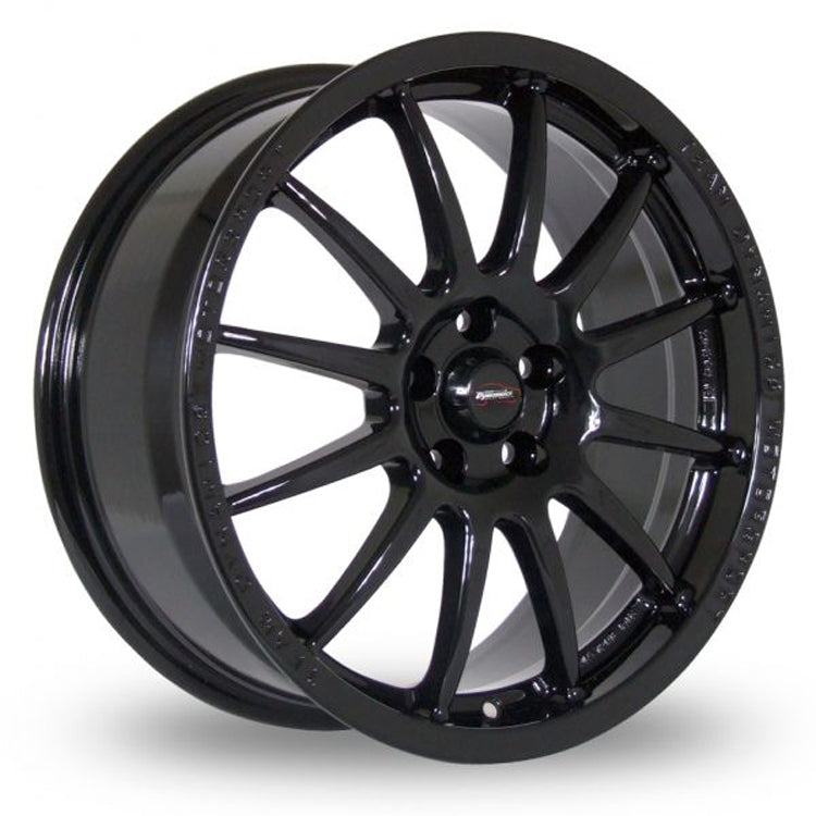TEAM DYNAMICS Gloss Black 7.0 x 15" - Car Part Plug