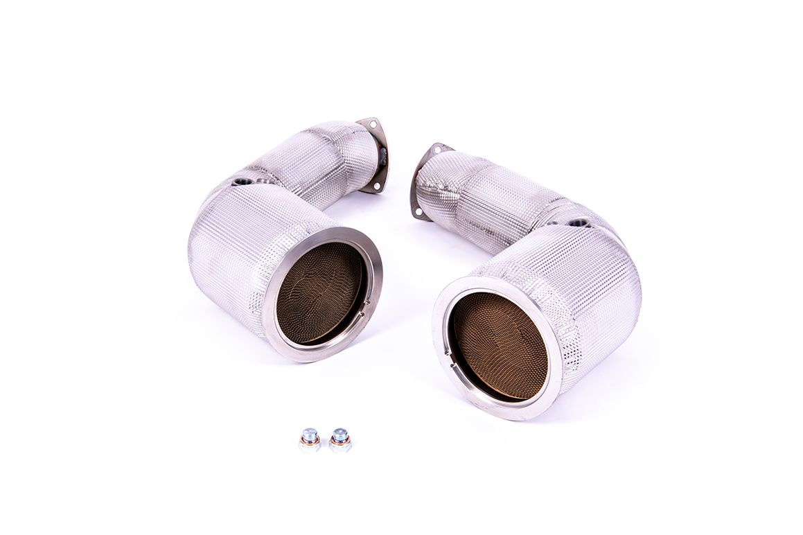 Milltek Large Bore Downpipes and Hi-Flow Sport Cats Audi RSQ8/SQ8/SQ7 - Car Part Plug