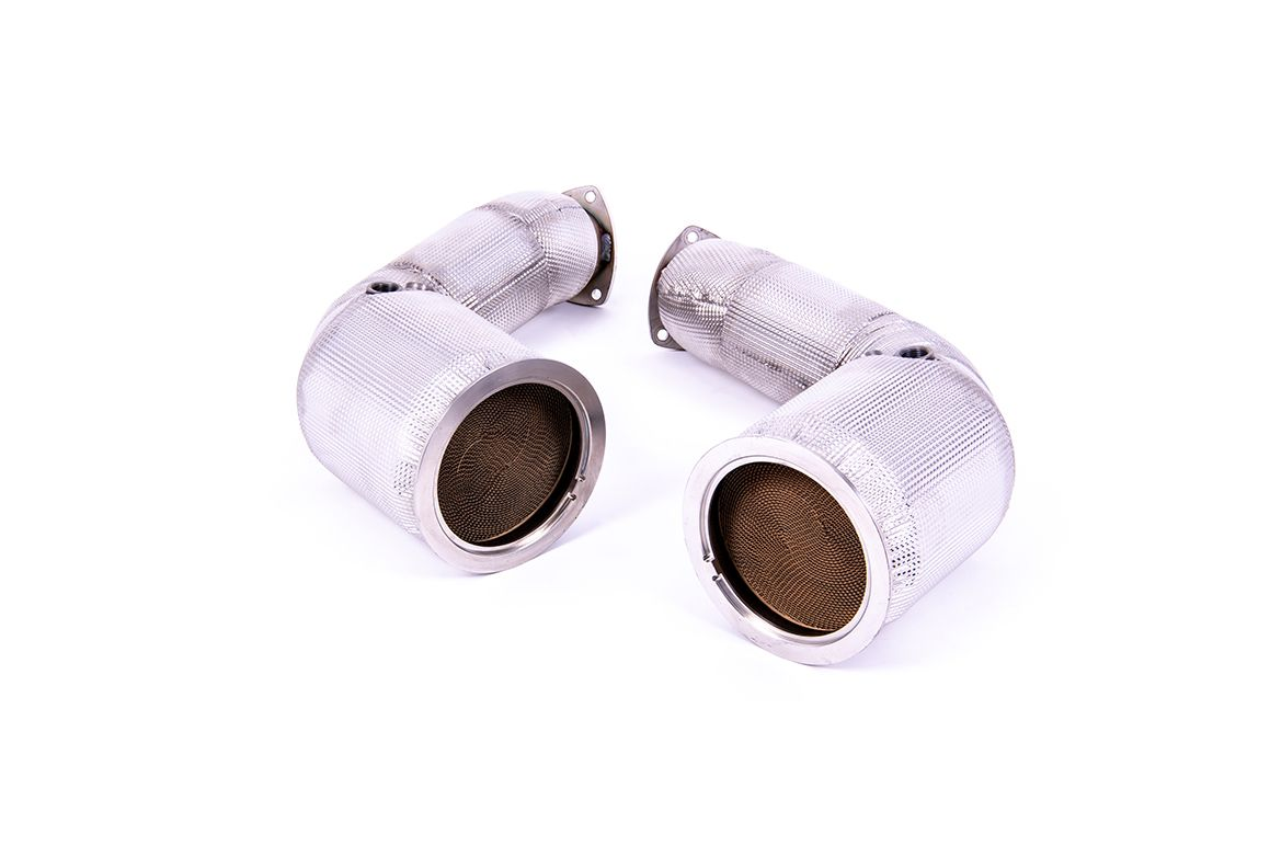 Milltek Large Bore Downpipes and Hi-Flow Sport Cats Audi/Lamborghini RSQ8/SQ8/Urus - Car Part Plug