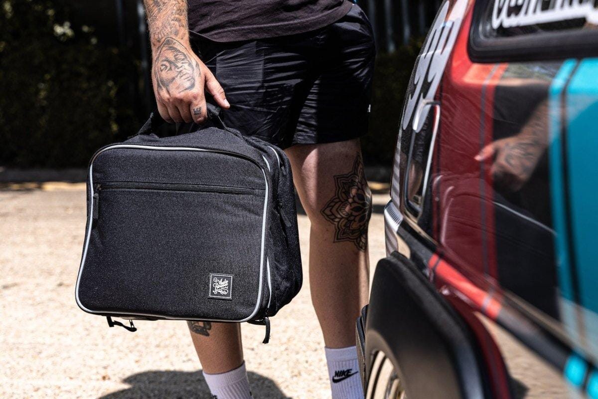 Sfeerfoto van detailing kit bag