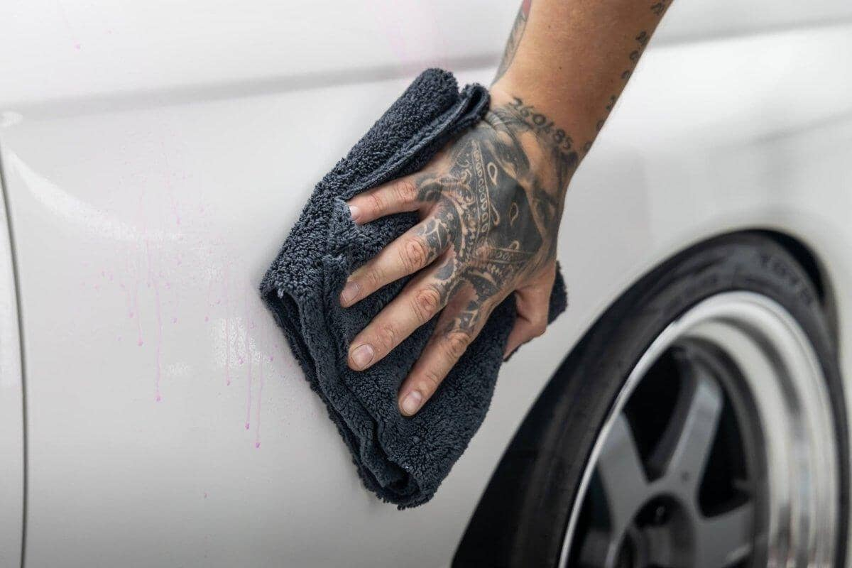 Auto Finesse Duo Edgeless Black Microfibre Cloths