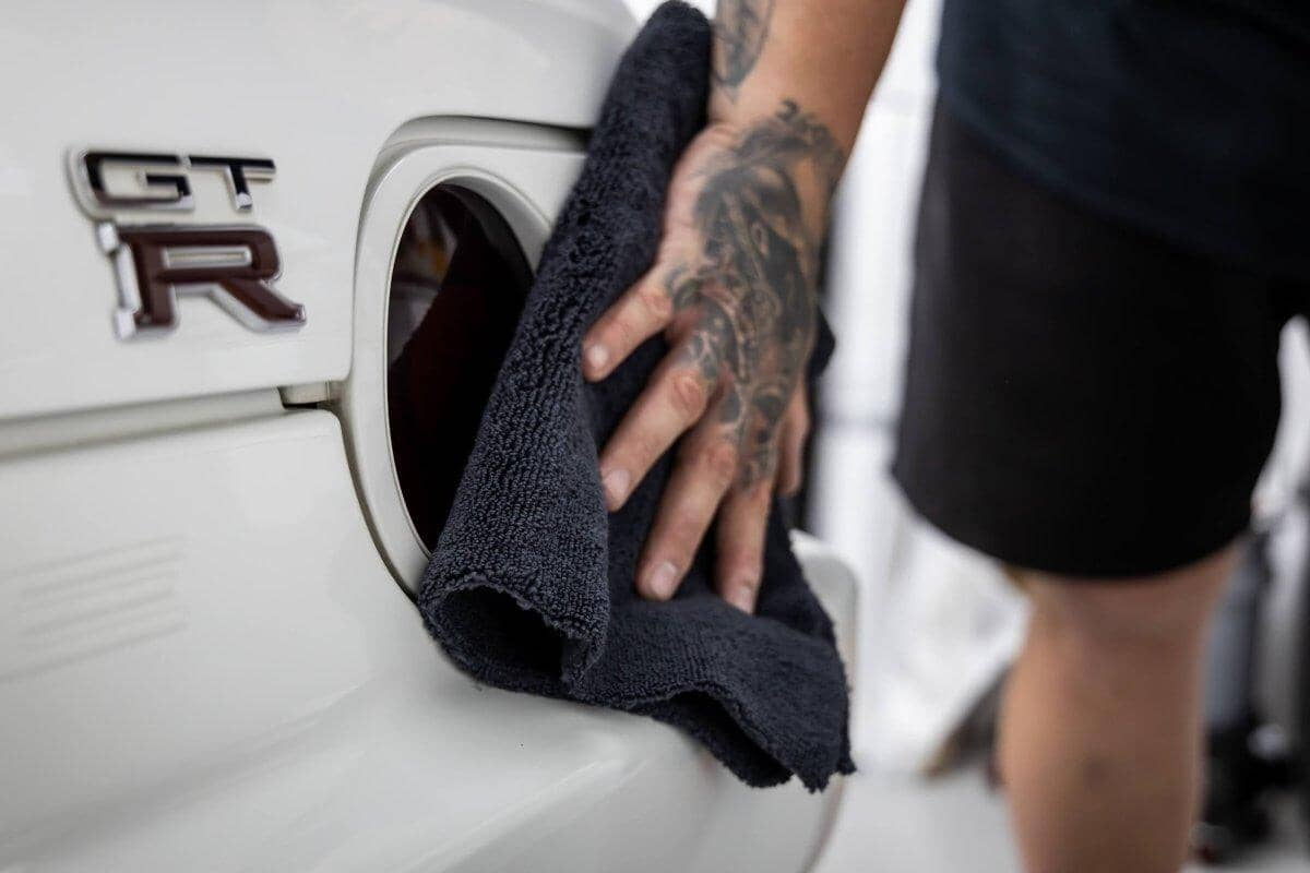 Auto Finesse Duo Edgeless Black Microfibre Cloths
