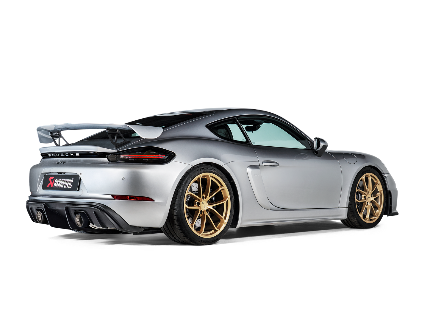 Akrapovic Slip-on Race Line (titanium) Porsche Cayman GT4 2023 - Car Part Plug