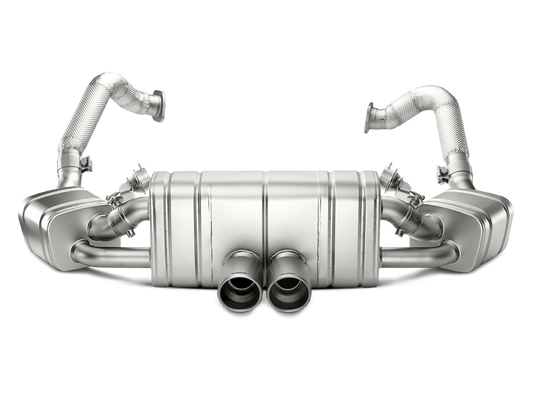 Akrapovic Slip-on Line (titanium) Porsche Cayman GT4 981 - Car Part Plug