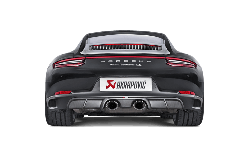 Akrapovic Carbon Fiber Diffuser - Hoog glans Porsche 911 Carrera 991.2 - Car Part Plug