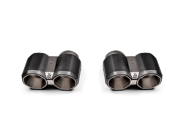 Akrapovic Tail Pipe Set (Carbon) - Car Part Plug