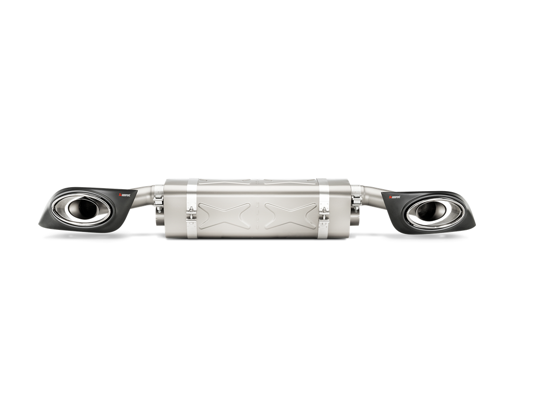 Akrapovic Slip-on Line (titanium) Porsche 911 turbo 991 Facelift - Car Part Plug