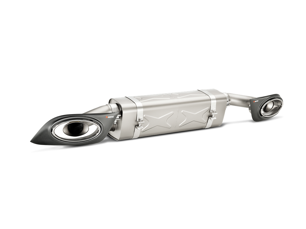 Akrapovic Slip-on Line (titanium) Porsche 911 turbo 991 Facelift - Car Part Plug