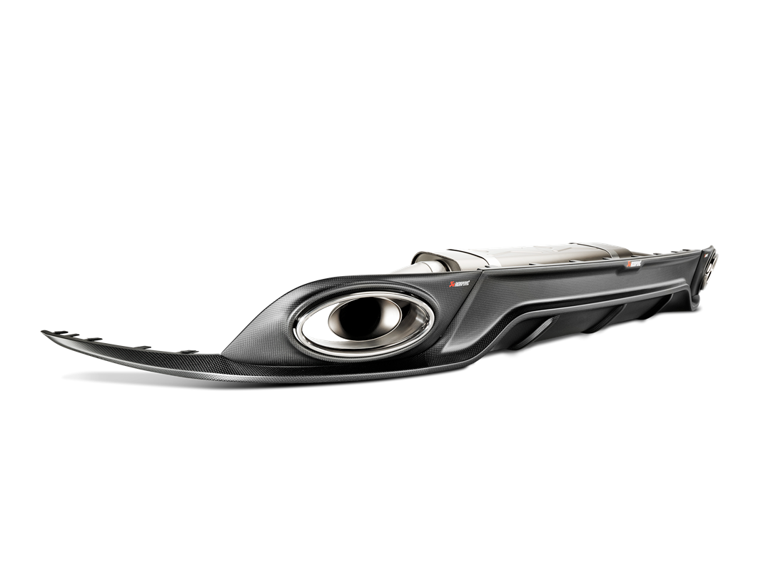 Akrapovic Rear Carbon Fiber Diffuser Porsche 911 991 Turbo - Car Part Plug