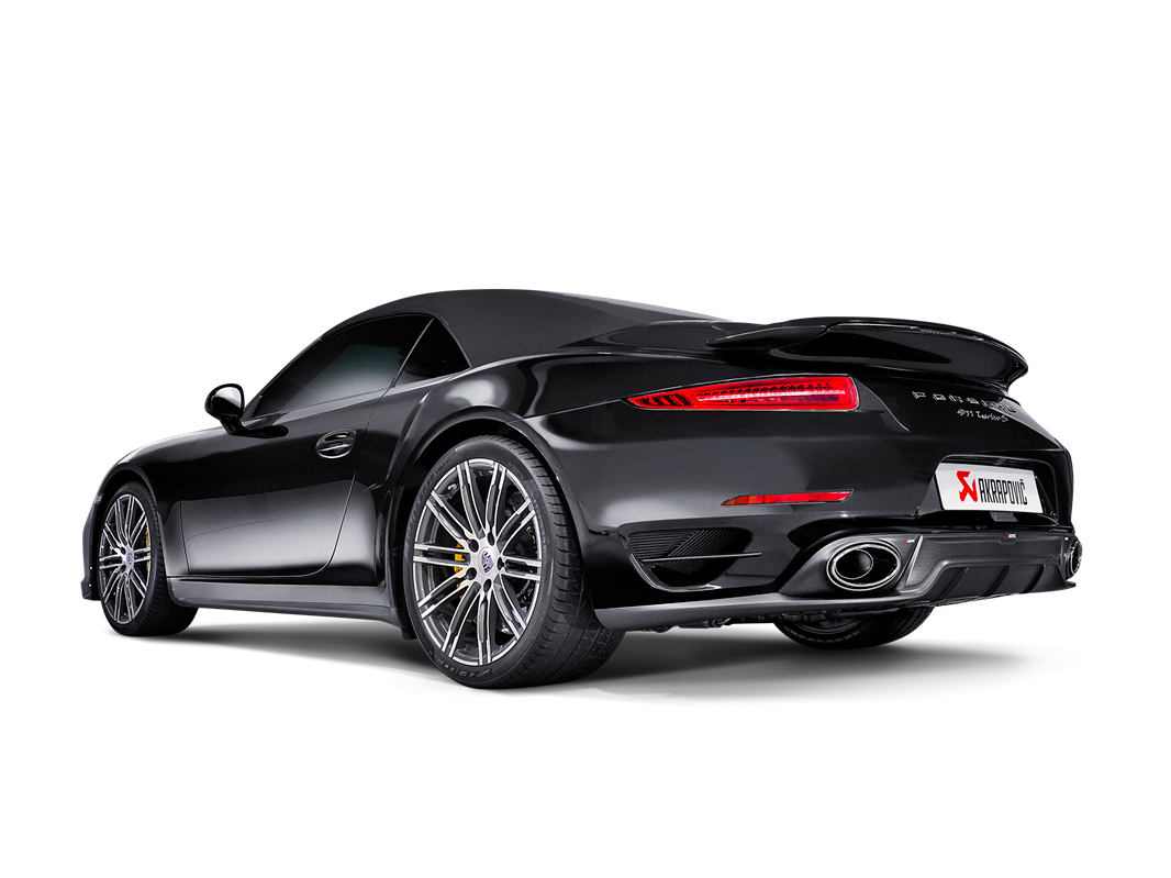Akrapovic Rear Carbon Fiber Diffuser Porsche 911 991 Turbo - Car Part Plug