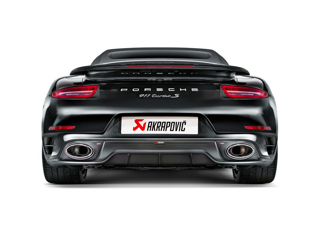 Akrapovic Slip-on Line (titanium) Porsche 911 turbo 991 Facelift - Car Part Plug