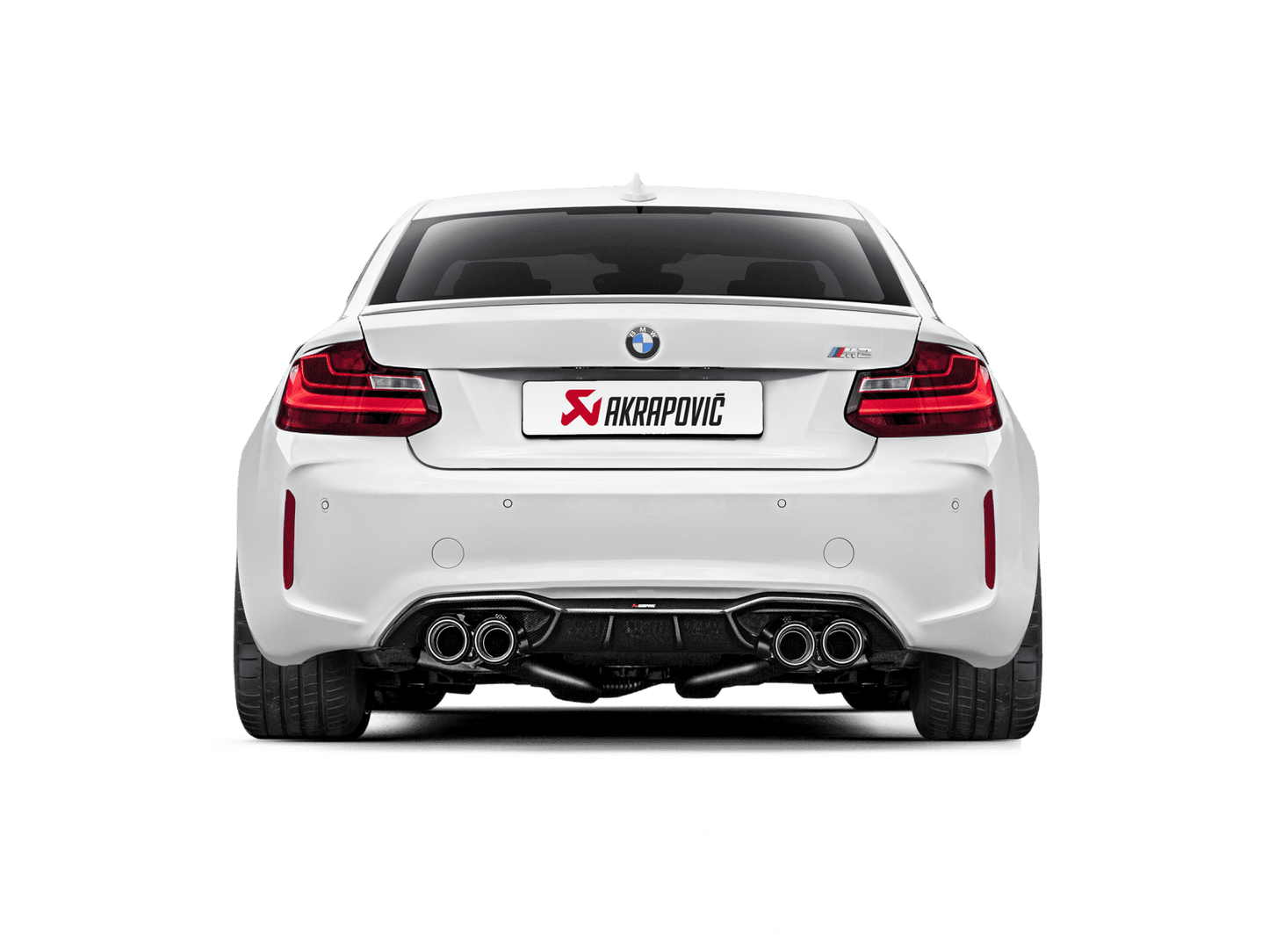 Akrapovic Carbon Fiber Diffuser - Hoog glans BMW M2 F87 - Car Part Plug