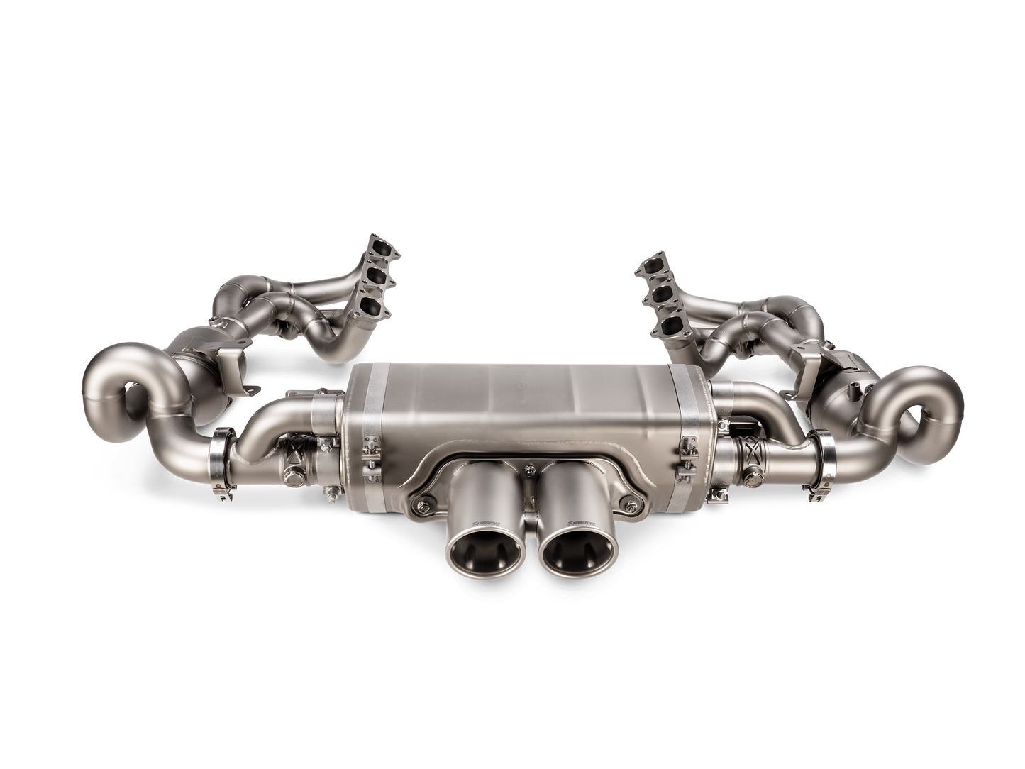 Akrapovic Evolution Header Set (titanium) Porsche 911 GT3 992 - Car Part Plug
