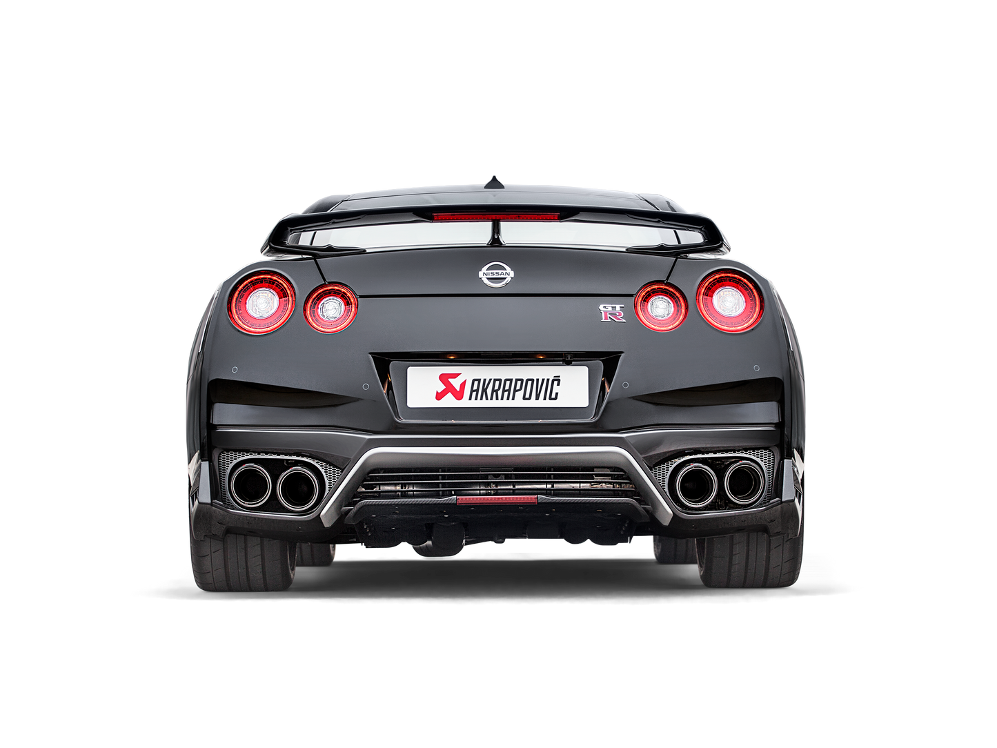 Akrapovic Evolution Line (titanium) Nissan GTR R35 - Car Part Plug