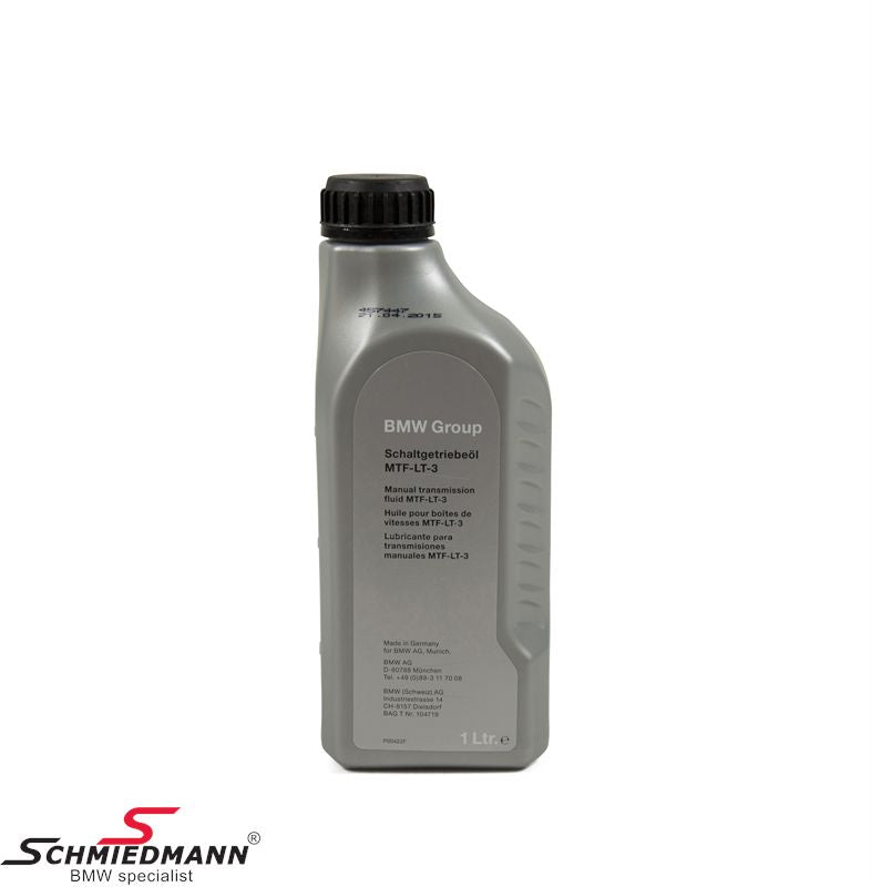 Manual transmission oil original BMW MTF LT-3 1litre can
