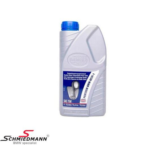 Transmission oil for DGS transmissions original BMW DCTF-1 SAE 75W 1L. can