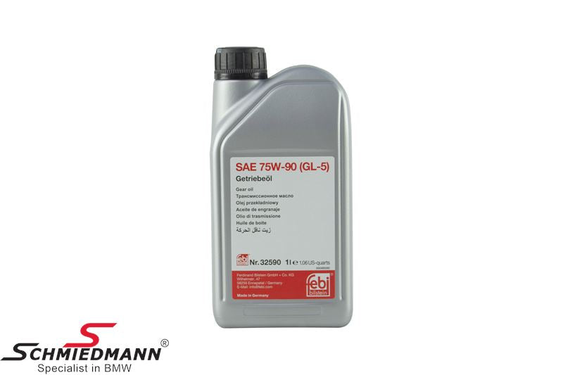 Differentieelolie OSP synthetisch 75W-90, 1,0 liter can