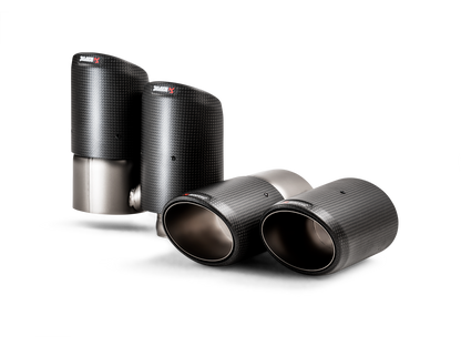 Akrapovic Tail Pipe - Carbon Porsche Cayenne - Car Part Plug