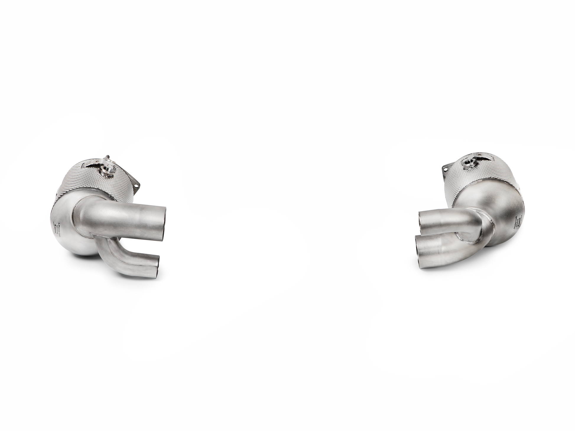 Link Pipe Set Met Cat. (RS) Porsche 911 Carrera 991.2 - Car Part Plug