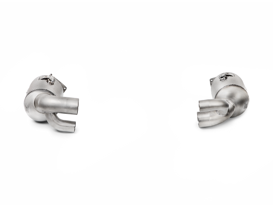 Link Pipe Set Met Cat. (RS) Porsche 911 Carrera 991.2 - Car Part Plug