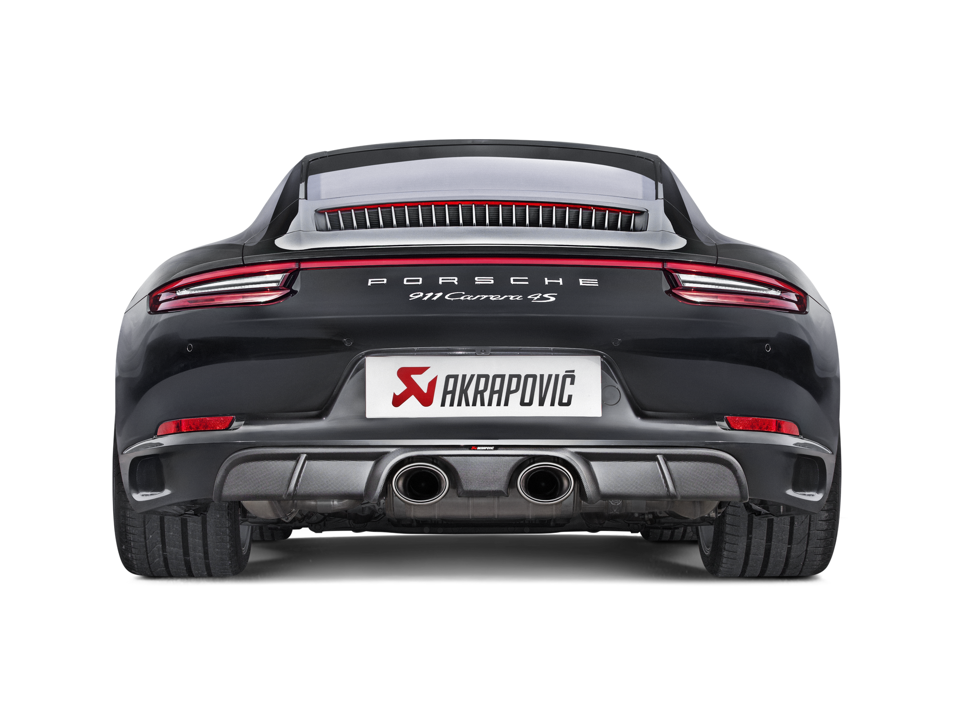 Akrapovic Slip-on Line (titanium) OE Porsche 911 Carrera 991.2 - Car Part Plug