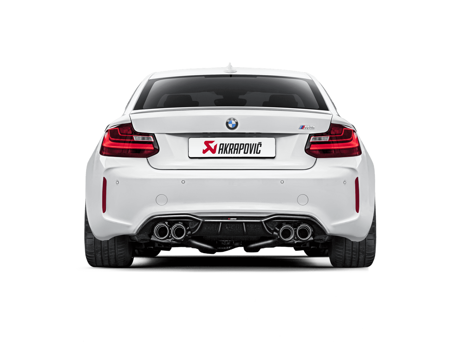 Akrapovic Carbon Fiber Diffuser - Hoog glans BMW M2 F87 - Car Part Plug