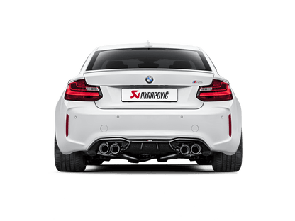 Akrapovic Carbon Fiber Diffuser - Hoog glans BMW M2 F87 - Car Part Plug